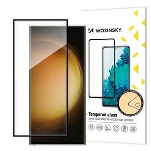 Folie de protectie Ecran WZK pentru Samsung Galaxy S24 Ultra S928, Sticla Securizata, Full Glue, Neagra imagine