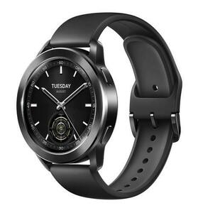Smartwatch Xiaomi Watch S3, Ecran AMOLED 1.43inch, Dual GPS, Bluetooth, Waterproof 5 ATM (Negru) imagine