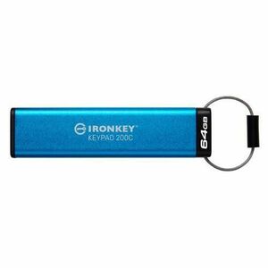Memorie USB Kingston IronKey Keypad 200C, 64GB, USB-C imagine