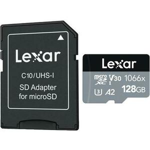 Card de memorie Lexar 128GB 1066x microSDXC™ UHS-I, C10 A2 V30 U3 imagine