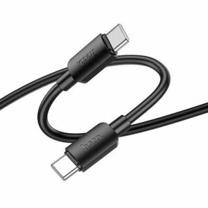 Cablu Date si Incarcare USB-C - USB-C HOCO X96, 60W, 1m, Negru imagine