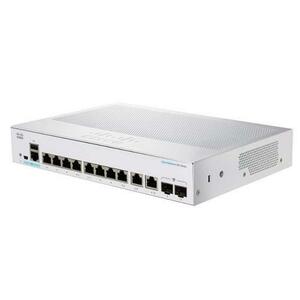 Switch Cisco CBS250-8T-D-EU, Metal, 8 porturi, gigabit (Argintiu) imagine