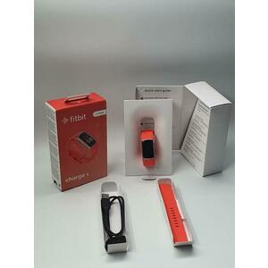 Bratara fitness Fitbit Charge 6, GPS + GLONASS, Rezistenta la apa 50M, Bluetooth, NFC (Portocaliu) imagine