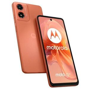 Telefon Mobil Motorola Moto G04, Procesor Unisoc T606 Octa-Core, IPS LCD touchscreen 6.56inch, 4GB RAM, 64GB Flash, Camera 16 MP, Wi-Fi, 4G, Dual Sim, Android (Portocaliu) imagine