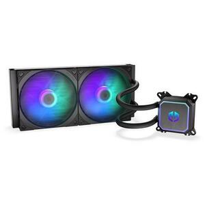 Cooler CPU Endorfy Navis F280 ARGB, iluminare ARGB, 2 x 140mm, Racire cu lichid (Negru) imagine