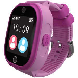 Smartwatch MyKi 4 Lite, Display IPS 1.3inch, Wi-Fi, Bluetooth, 3G, Camera, rezistent la apa, dedicat pentru copii (Roz) imagine
