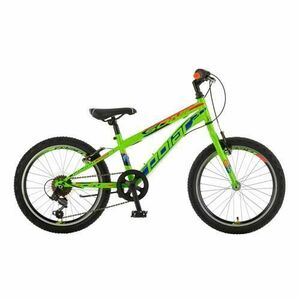 Bicicleta Copii Polar Sonic, Roti 20inch, Frane V-Brake, 6 viteze (Verde) imagine