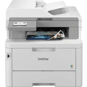 Multifunctional Laser Brother MFC-L8340CDW, A4, Color, 30 ppm, ADF, Fax, USB, Wi-Fi (Alb) imagine