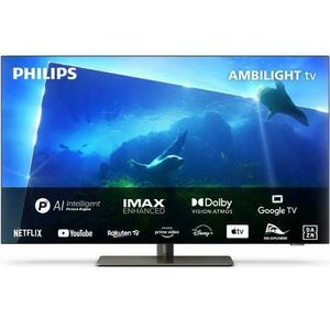 Televizor OLED Philips 106 cm (42inch) 42OLED818/12, Ultra HD 4K, Smart TV, WiFi, CI+ imagine