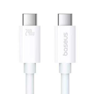Cablu Baseus Superior Series 2 USB4 Full-Function, Incarcare rapida, USB-C la USB-C 240W, 1m (Alb) imagine
