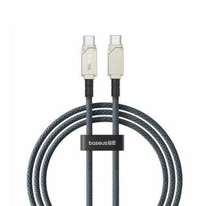 Cablu Baseus Unbreakable Series, Incarcare rapida, USB-C la USB-C, 100W, 1m (Alb) imagine