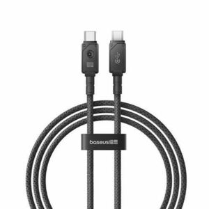 Cablu Baseus Unbreakable Series, Incarcare rapida, USB-C la USB-C, 100W, 2m (Negru) imagine