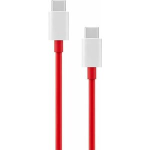 Cablu Date si Incarcare USB-C - USB-C OnePlus DL152, 150W, 1m, Rosu 5461100529 imagine