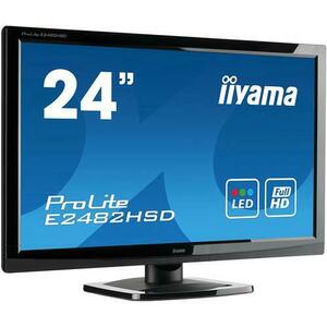 Monitor Refurbished Iiyama E2482HSD, 24 Inch Full HD TN, VGA, DVI imagine