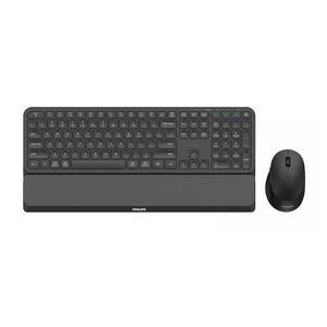 Kit Wireless Tastatura si Mouse Philips SPT6607, Bluetooth (Negru) imagine