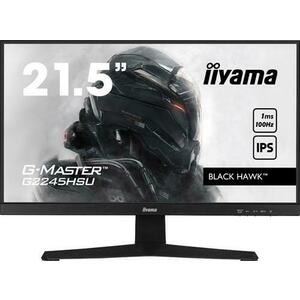 Monitor Gaming IPS LED Iiyama 22inch G2245HSU-B1, Full HD (1920 x 1080), HDMI, DisplayPort, Boxe, 100 Hz, 1 ms (Negru) imagine