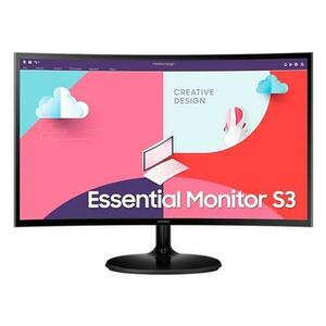 Monitor VA LED Samsung 24inch LS24C362EAUXEN, Full HD (1920 x 1080), VGA, HDMI, Ecran curbat, 75 Hz, 4 ms (Negru) imagine