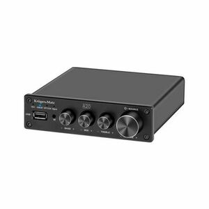 Amplificator stereo Kruger&Matz A20, 2x 100W, Bluetooth (Negru) imagine