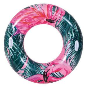 Colac Jilong inchTropical Swimginch Flamingo, Diametru 115 cm imagine