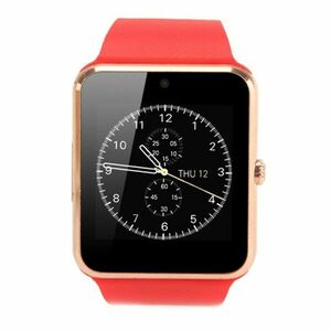 Smartwatch U-Watch GT08 Bluetooth Rosu Compatibil SIM, MicroSD imagine