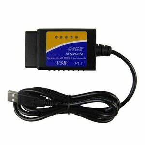 Interfata diagnoza auto Techstar OBD2 USB cu Cip ELM V1.5 imagine