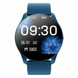 Resigilat Ceas Smartwatch Techstar® R33, 1.08 inch IPS LCD , Bluetooth 4.0 + EDR, Monitorizare Somn, Puls, Respiratie, Tensiune, Notificari, Albastru imagine