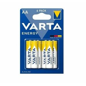 Set 6x Baterii AA Varta Energy, LR6, Alcaline, 1.5 Volti C993 imagine