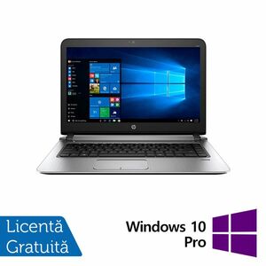 Laptop Refurbished HP ProBook 440 G3, Intel Core i3-6100U 2.30GHz, 8GB DDR3, 256GB SSD, 14 Inch Full HD, Webcam + Windows 10 Pro imagine