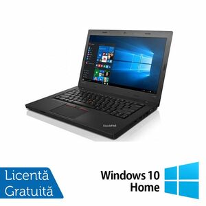 Laptop Refurbished Lenovo ThinkPad L460, Intel Core i5-6200U 2.30GHz, 8GB DDR3, 256GB SSD, 14 Inch, Webcam + Windows 10 Home imagine