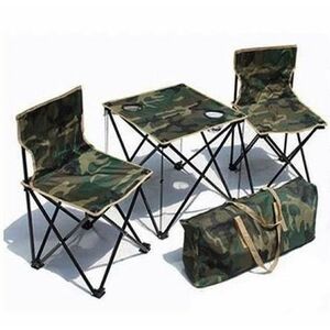 Set masa si 2 scaune pentru camping imagine