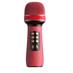 Microfon Karaoke Bluetooth 5V 220V WS - 898 rosu imagine