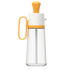 Sticla cu picurator pentru ulei otet si sosuri 550 ml alb-galben imagine