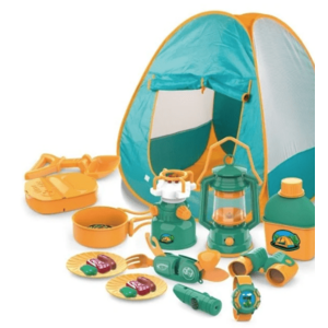 Set camping exterior/interior pentru copii multicolor imagine
