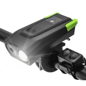 Far LED pentru bicicleta sau trotineta 10W cu claxon bk-1718 imagine
