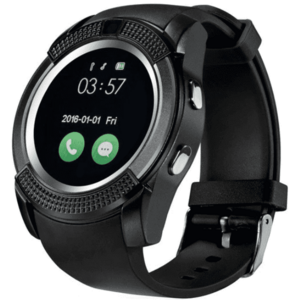Smartwatch V8 HandsFree Bluetooth 3.0 Micro SIM Android Camera 1.3MP Negru imagine