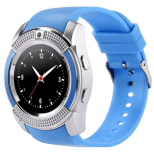 Smartwatch V8 HandsFree Bluetooth 3.0 Micro SIM Android Camera 1.3MP Albastru imagine