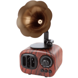 Boxa tip gramofon cu wireless din lemn B5 imagine