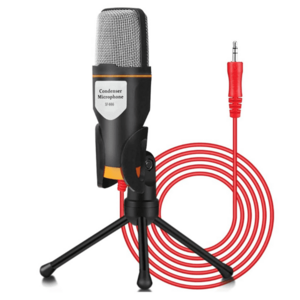 Microfon Profesional SF666 pentru Inregistrare Vocala Si Karaoke Negru imagine