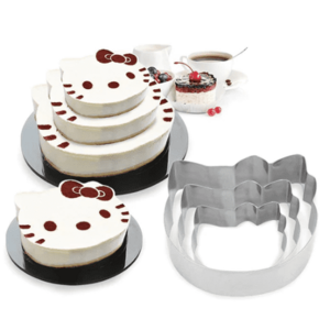 Set 3 forme pentru tort model Hello Kitty imagine