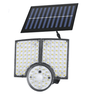 Lampa solara cu 3 casete reglabile senzor de miscare si 112 LED imagine