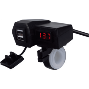 Incarcator USB pentru motocicleta 4in1 CD3311 afisaj LED imagine