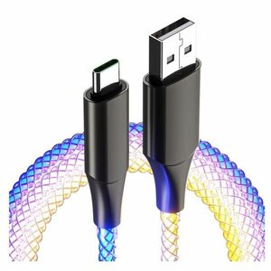 Cablu Iluminat de incarcare Rapida si Transfer Date USB/Type C imagine