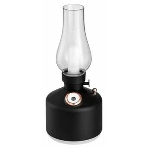 Mini umidificator NEGRU cu lampa fara capac si schimbare de culoare imagine