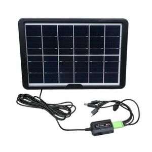 Panou solar portabil CL-680 6V 8W cu Port multi USB imagine