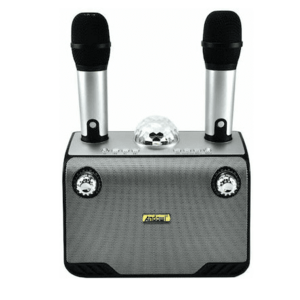 Dispozitiv Karaoke Disco Q YX899 putere 15W cu 2 microfoane wireles imagine