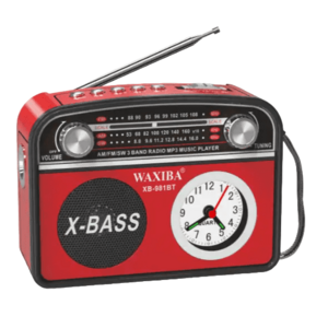 Radio Portabil XB 981BT MP3 cu Ceas imagine