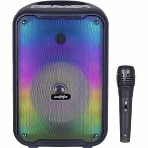 Boxa Portabila GTS-1726 Bluetooth 8 Inchi Lumini LED RGB cu Microfon imagine