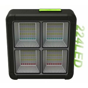 Proiector 224 LED Solar cu Baterie GD-2206B 4 Moduri de Iluminare 120W imagine