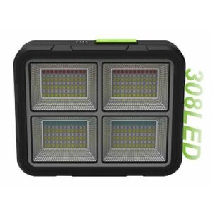 Proiector 308 LED Solar cu Baterie GD-2207B 4 Moduri de Iluminare 200W imagine