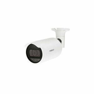 Camera supraveghere exterior IP Hanwha ANO-L7012R, 4 MP, 3 mm, slot card, IR 20 m, PoE, detectare miscare imagine